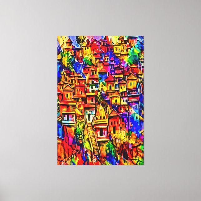 Toile Mon pinceau art numérique (Recto)