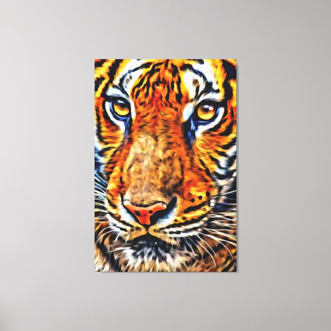 Toile Mon pinceau art numérique (Recto)