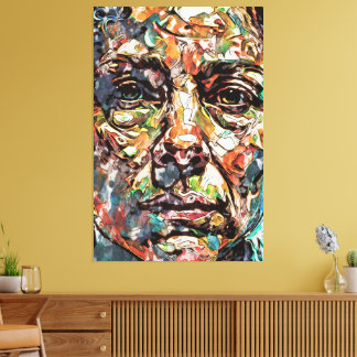 Toile Mon pinceau art numérique