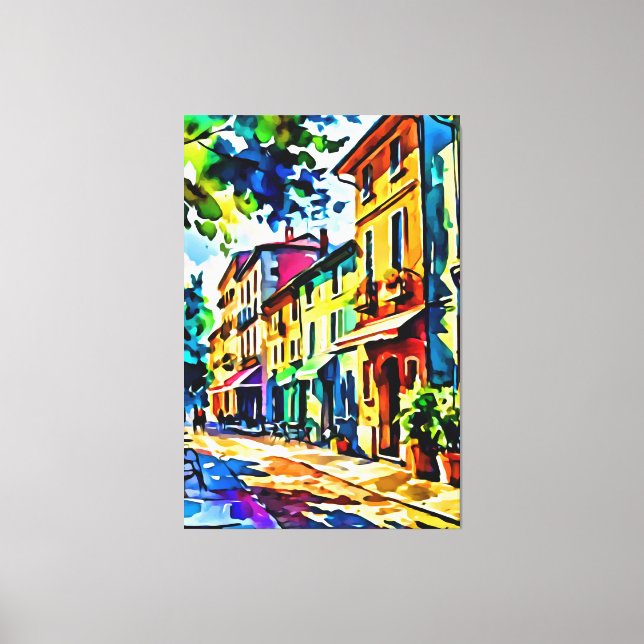Toile Mon pinceau art numérique (Recto)