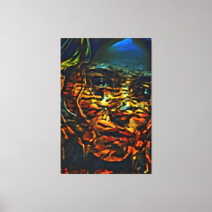 Toile Mon pinceau art numérique