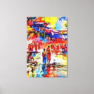 Toile Mon pinceau art numérique
