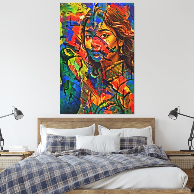 Toile Mon pinceau art numérique (Insitu(Chambre))