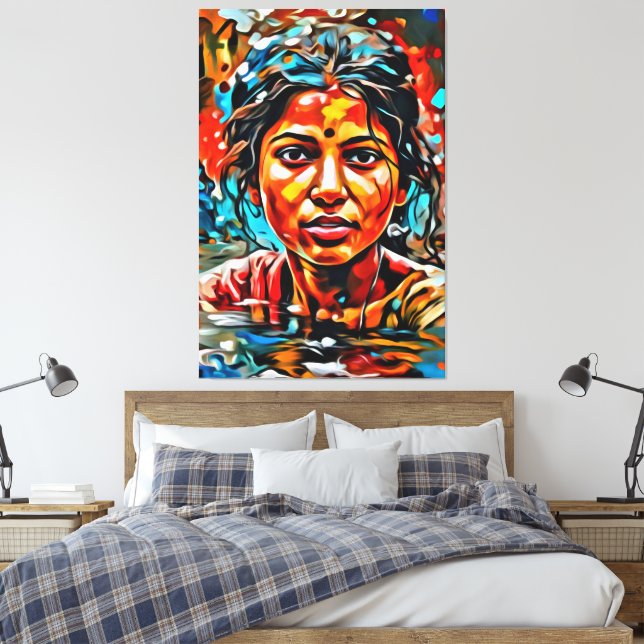 Toile Mon pinceau art numérique (Insitu(Chambre))