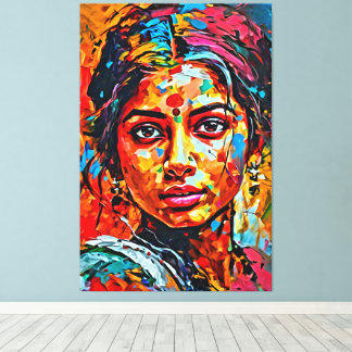 Toile Mon pinceau art numérique