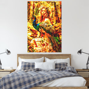 Toile Mon pinceau art numérique