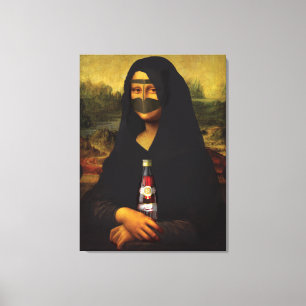 Toile Mona Lisa arabe