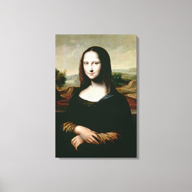 Toile Mona Lisa, copie du tableau de Leonardo da Vin (Recto)