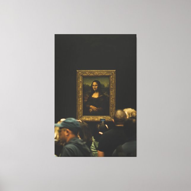 Toile Mona Lisa Davinci Photo Canvas Art (Recto)