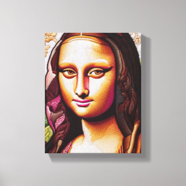 Toile Mona Lisa Portrait / Peinture Canvas Imprimer (Recto)