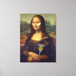 Toile Mona Lisa Self-Care Wall Art