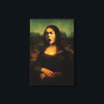 Toile Mona Medusa du Caravaggio<br><div class="desc">* Décor mural pour salle d'art, chambre ou dortoir étudiant d'art ! * Combinaison amusante de deux oeuvres d'art célèbres ! * Une refonte de l'art de Michelangelo Merisi da Caravaggio (Medusa) et Léonard de Vinci (Mona Lisa) * Plusieurs options de taille et deux largeurs. * Cadeau unique pour les...</div>