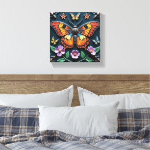 Toile Monarque Coloré