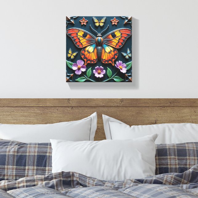 Toile Monarque Coloré (Insitu(Chambre))