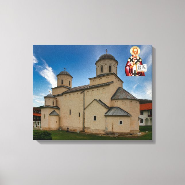 Toile Monastère de Mileseva Saint Nicolas (Recto)