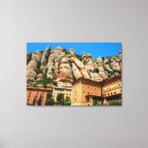 Toile Monastère de Montserrat, Catalogne, Espagne