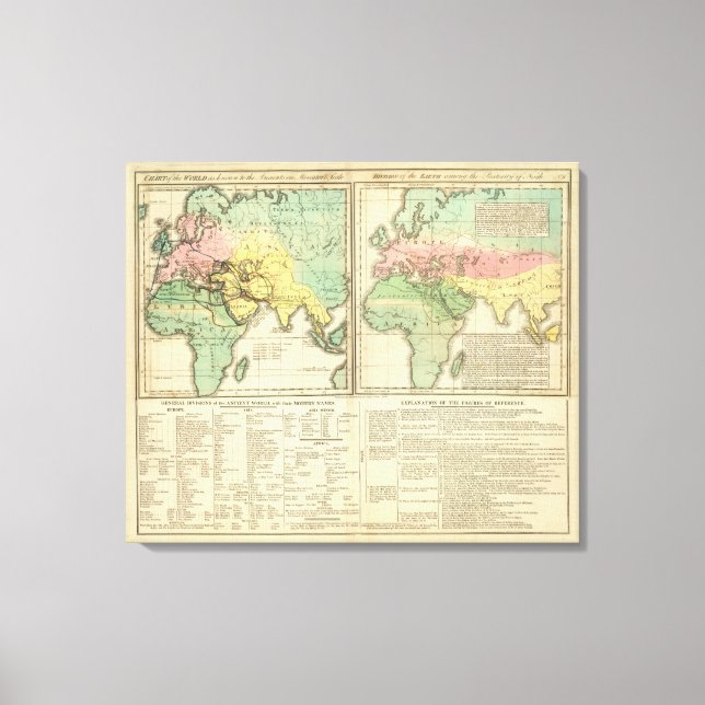 Toile Monde connu à la Division des Anciens (Recto)