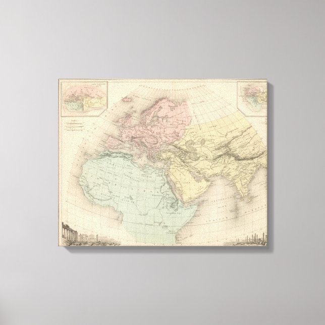 Toile Monde Connu Des Anciens (Recto)