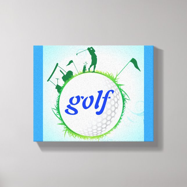 Toile Monde de golf. (Recto)