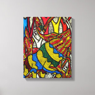 Toile Monde d'éléphant