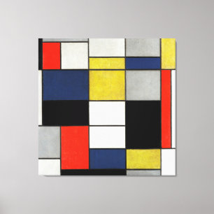 Toile MONDRIAN - Grande composition A - 1919-1920 -
