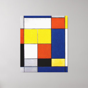 Toile MONDRIAN - Grande composition B - 1920 -