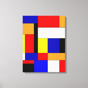 Toile Mondrian n° 9