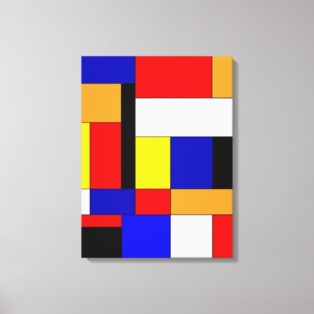 Toile Mondrian n° 9 (Recto)