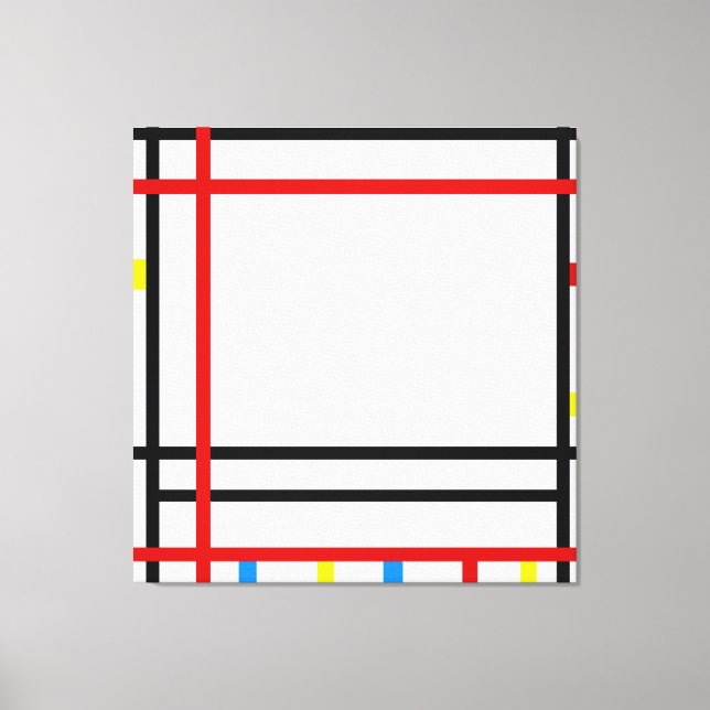 TOILE MONDRIAN - NEW YORK - BOOGIE WOOGIE - 1941-1942 (Recto)