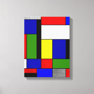 Toile Mondrian no 4