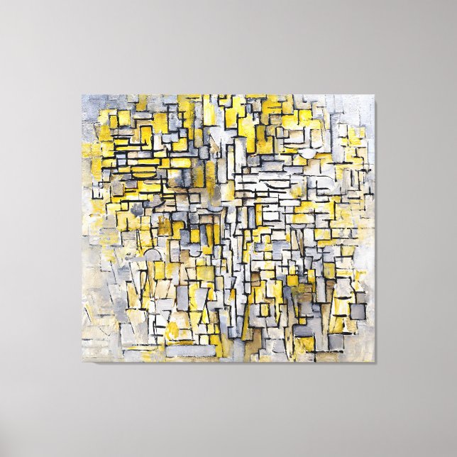 Toile MONDRIAN - TABLEAU No. 2 - Comp. N° VII - 1913 - (Recto)