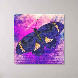 Toile Monet d'art papillon
