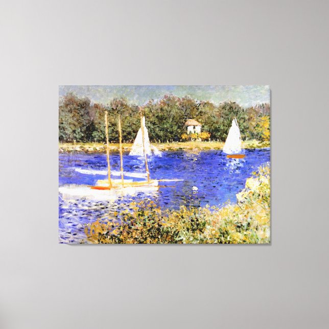 Toile Monet - Le bassin d'Argenteuil (Recto)