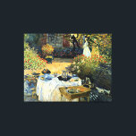 Toile Monet - Le déjeuner<br><div class="desc">Claude Monet, le déjeuner.</div>