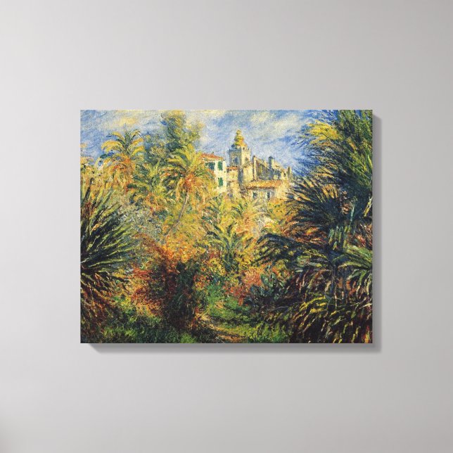 Toile Monet - Le jardin Moreno à Bordighera (Recto)