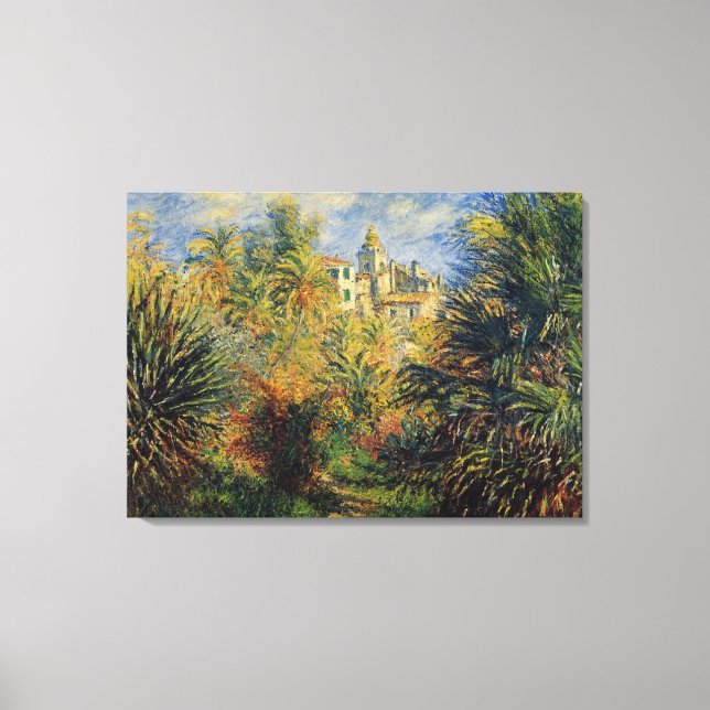 Toile Monet - Le jardin Moreno à Bordighera (Recto)
