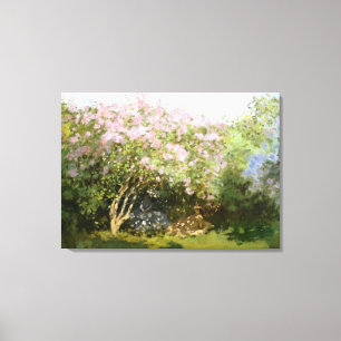 Toile Monet - Lilas au Soleil