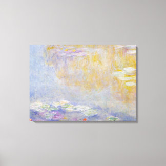 Toile Monet - Nappes à eau, couleurs pastel Art