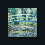 Toile Monet - Nappes à eau et pont japonais<br><div class="desc">Water Lilies and Japanese Bridge,  célèbre peinture de Claude Monet,  1899</div>