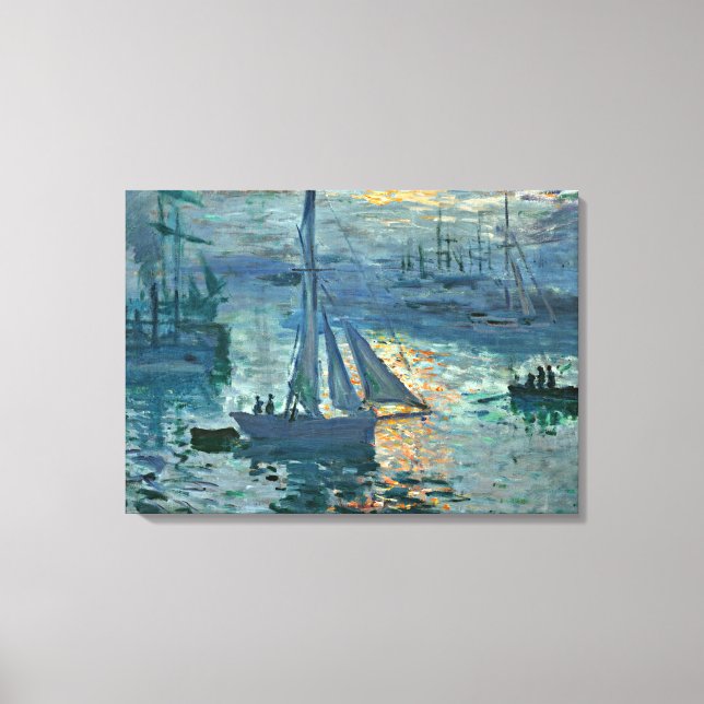 Toile Monet - Sunrise (Marine), peinture d'art (Recto)