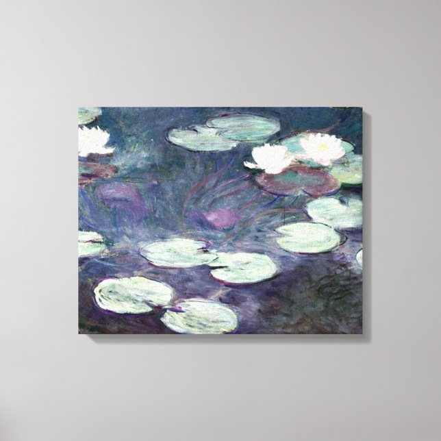 Toile Monet - Water Lilies 1897-1899, art (Recto)