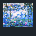 Toile Monet - Water Lilies, 1919,<br><div class="desc">Claude Monet célèbre peinture,  Water Lilies,  1919.</div>
