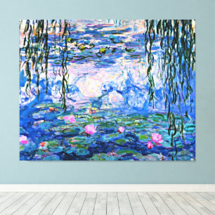 Toile Monet - Water Lilies, 1919,