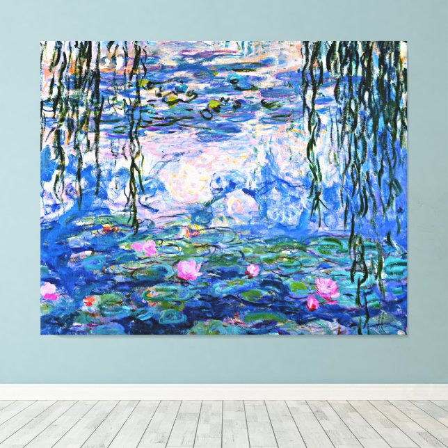 Toile Monet - Water Lilies, 1919, (Insitu (Plancher de Bois))