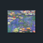 Toile Monet Water Lilies Chef-d'oeuvre Peinture<br><div class="desc">Monet Water Lilies - Ce tableau Monet classique a été peint par Claude Monet en 1916. Il fait partie de sa célèbre collection de nénuphars où il peint dans son jardin à Giverney,  France. Un tableau de chef-d'oeuvre.</div>