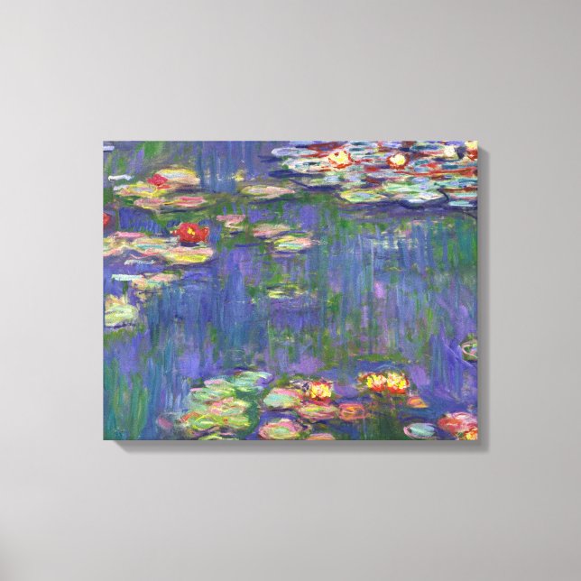 Toile Monet Water Lilies Chef-d'oeuvre Peinture (Recto)