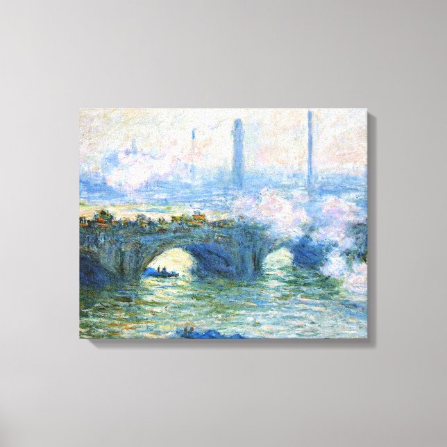 Toile Monet - Waterloo Bridge, Londres, (Recto)