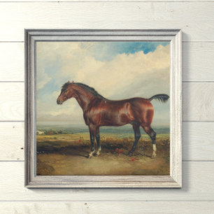 Toile "Moniteur" Cheval Peinture par James Ward
