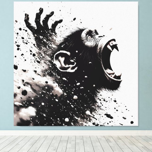 Toile Monkey Blast (Insitu (Plancher de Bois))