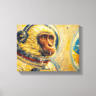 Toile Monkey Gone to Heaven-8
